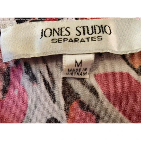 Jones Studio Sleeveless Floral Blouse Women's Size‎ Medium - Picture 4 of 4